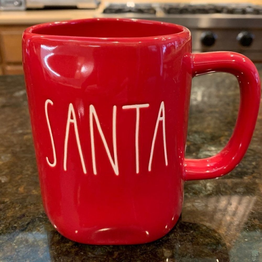 Rae Dunn SANTA Mug Red Ceramic Cup Artisan Collection LL Holiday Christmas Decor - Picture 7 of 7